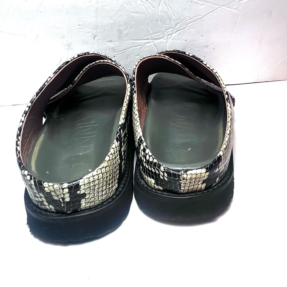 Ganni Snakeskin Pattern Slides - Picture 5 of 8